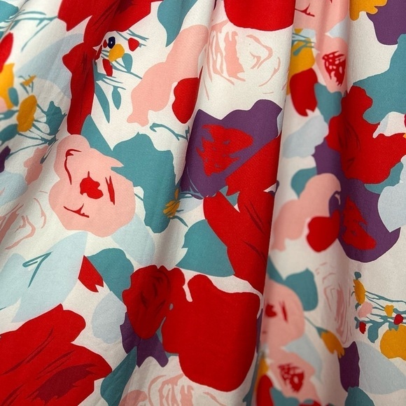 Floral Print Smocked Maxi Dress Size S - Picture 6 of 11